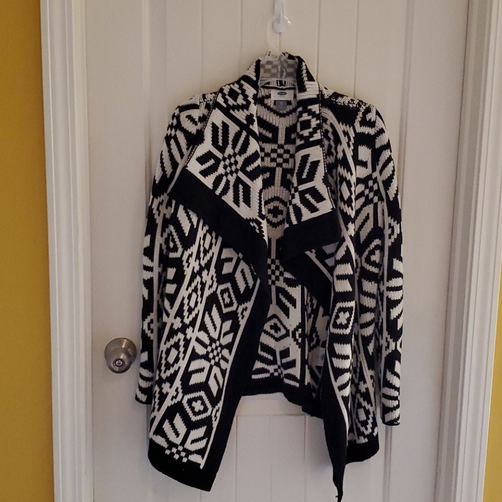 Preloved Old Navy Snow Flake Sweater Cardigan XS
